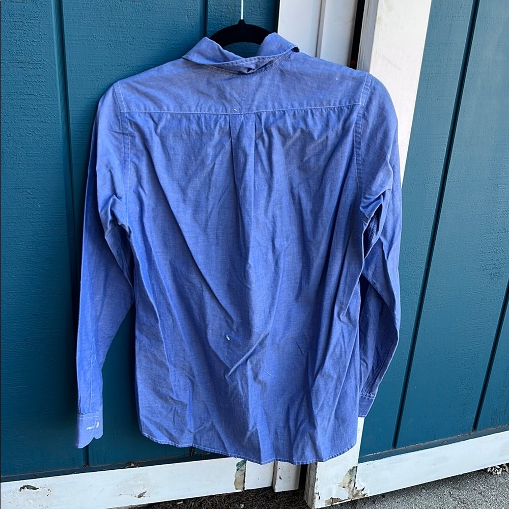 Engineered Garments Blue Round Collar Shirt NWOT - Picture 4 of 4